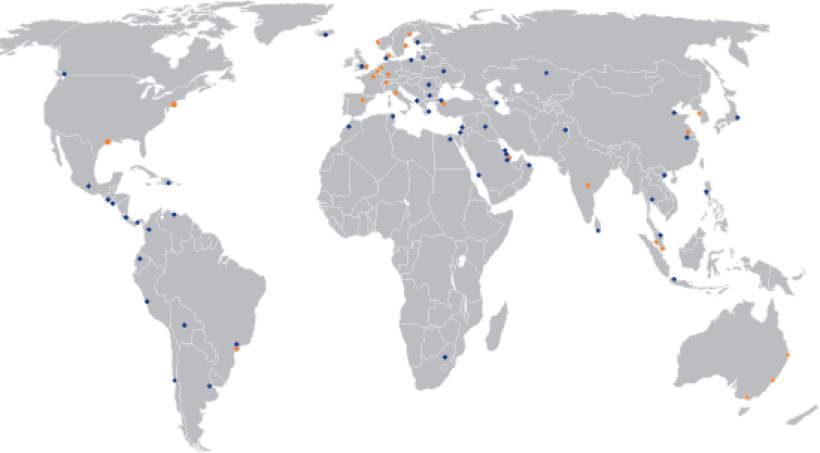 Alimak Group auf der ganzen Welt